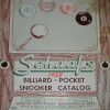 1958 Schaaf Pool Table Catalog Cover