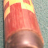 Antique Checkered Pool Cue