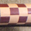 Antique Checkered Pool Cue