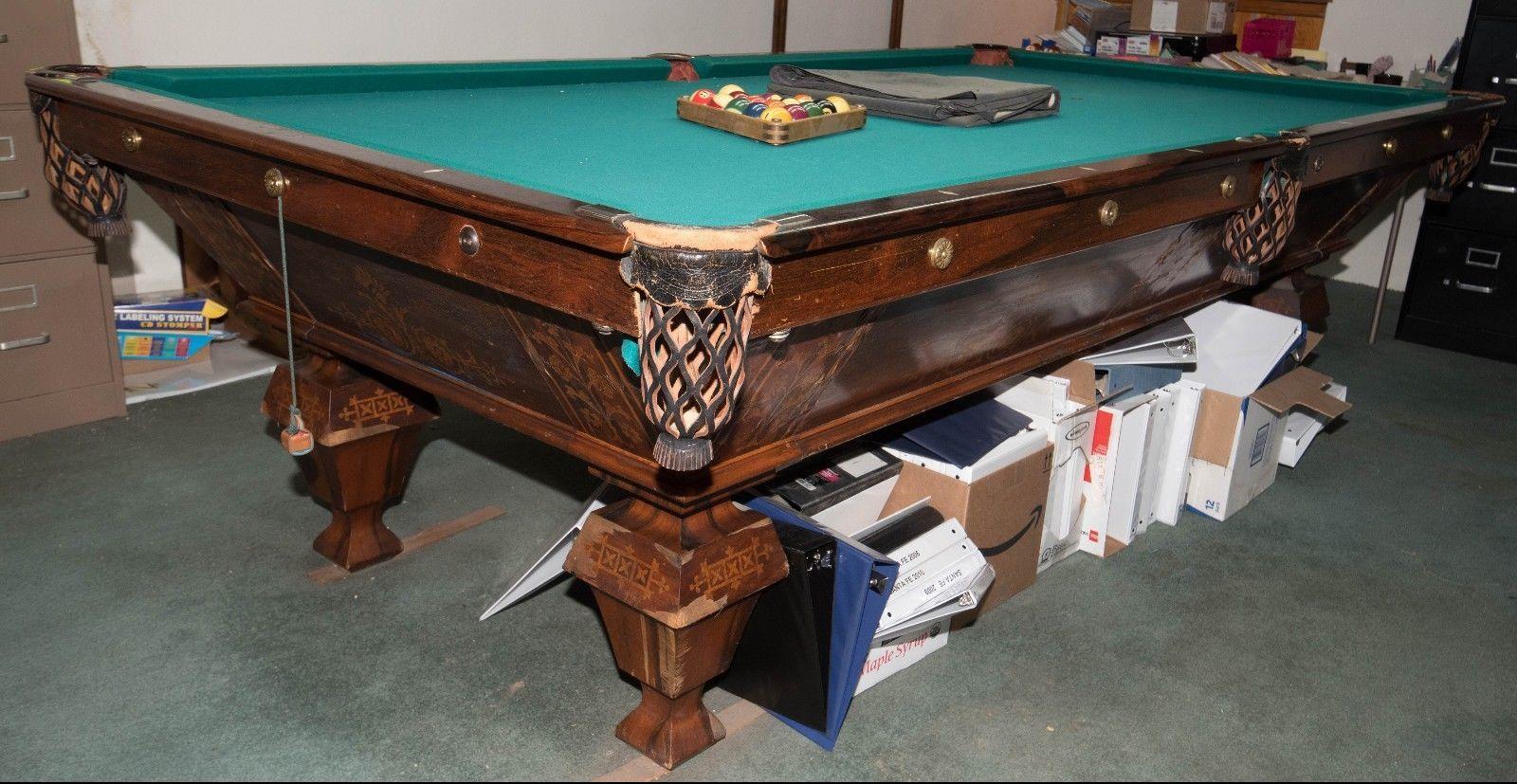 Brunswick Billiard Tables For Sale Ebay >> Identifying Antique Pool Table Brunswick 1895 Brunswick Billiard Tables For Sale Ebay >> Identifying Antique Pool Table Brunswick 1895