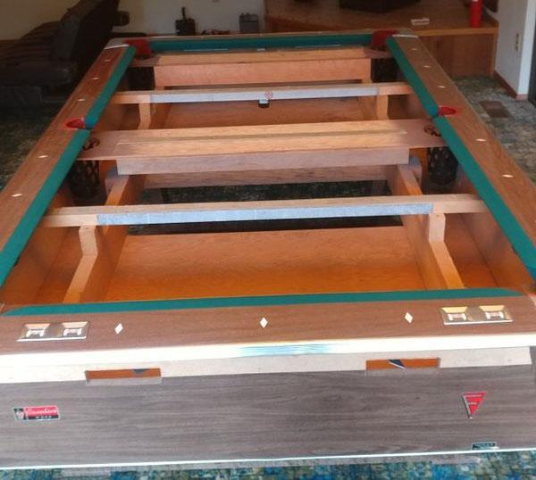 Fischer Cavalier VIII Pool Table 1piece or 3Piece Slate?