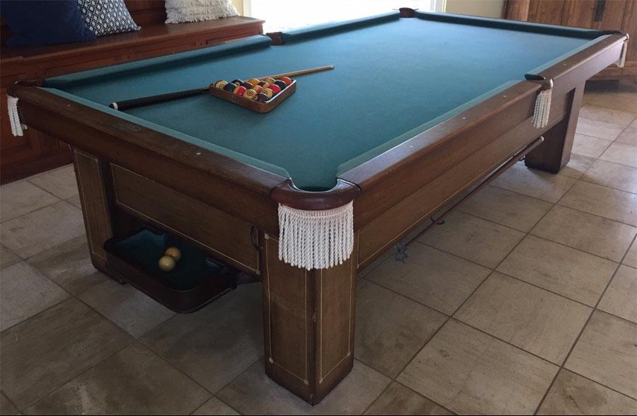 Identify Brunswick Balke Collender Pool Table Age and Value