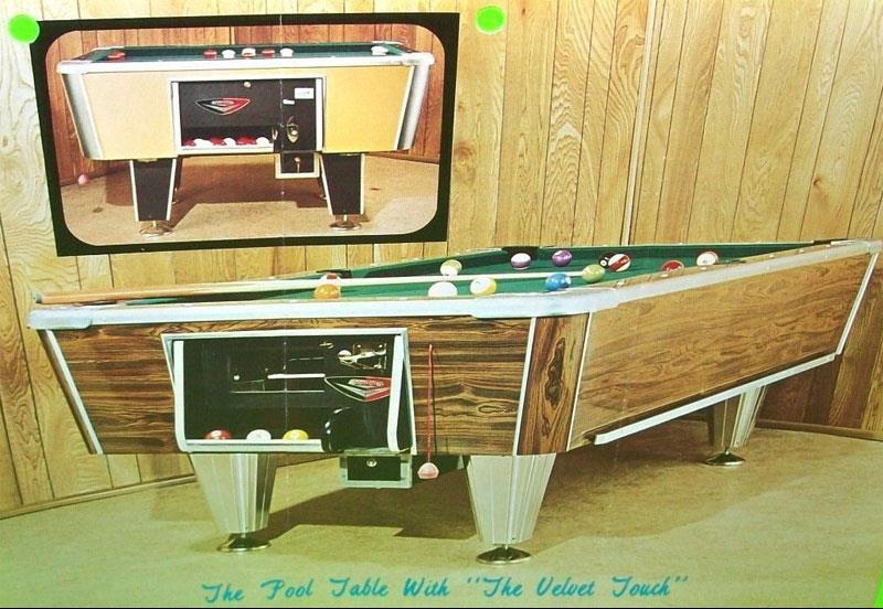 United Billiards Coin Op Pool Table Ball Size and Type