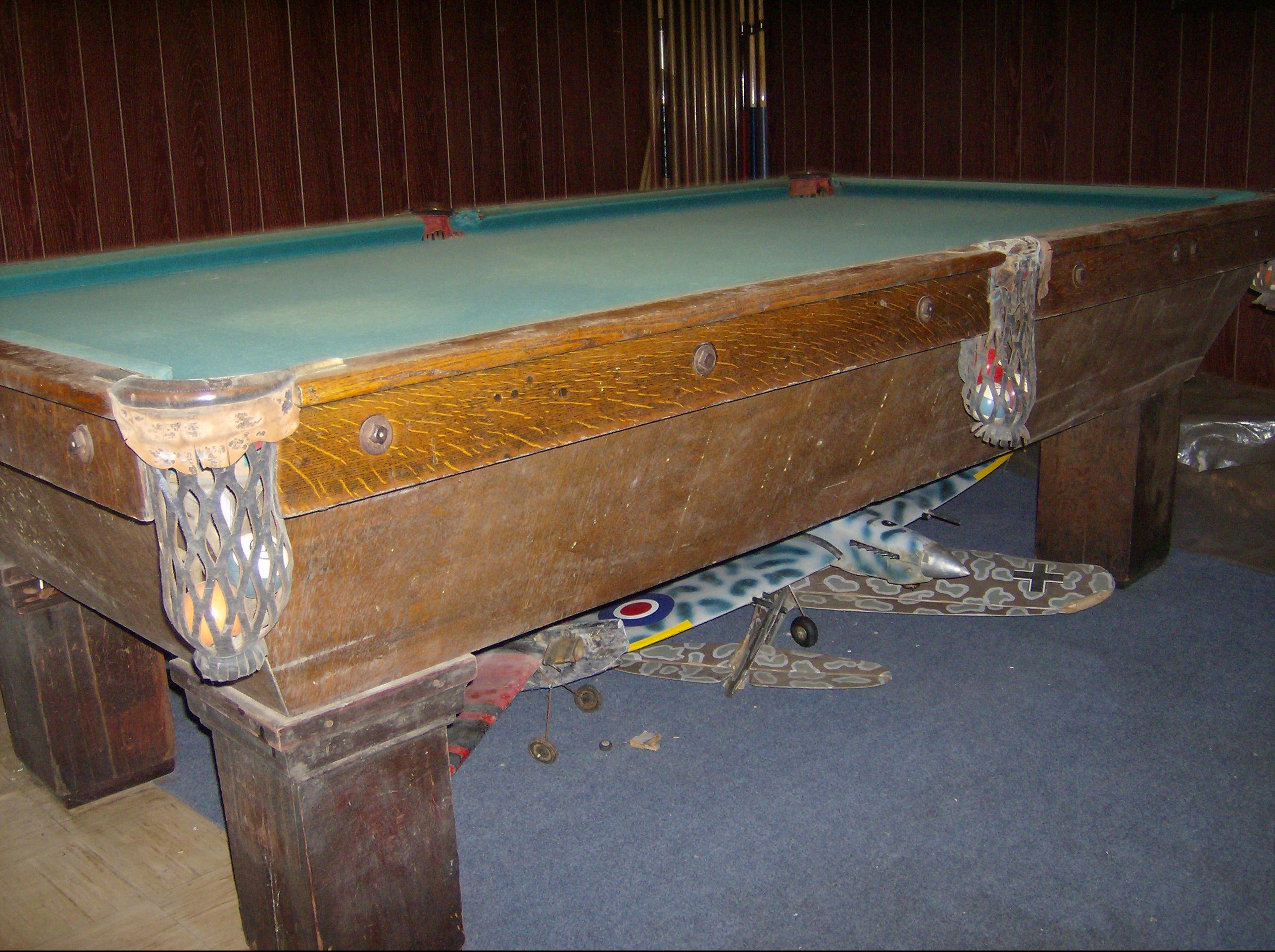 Brunswick Victor Pool Table Restoration Brunswick Victor Pool Table Restoration