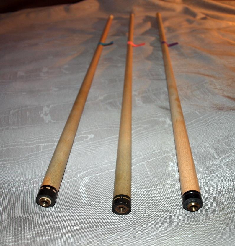 Pool Cue Shafts Identification & Valuation