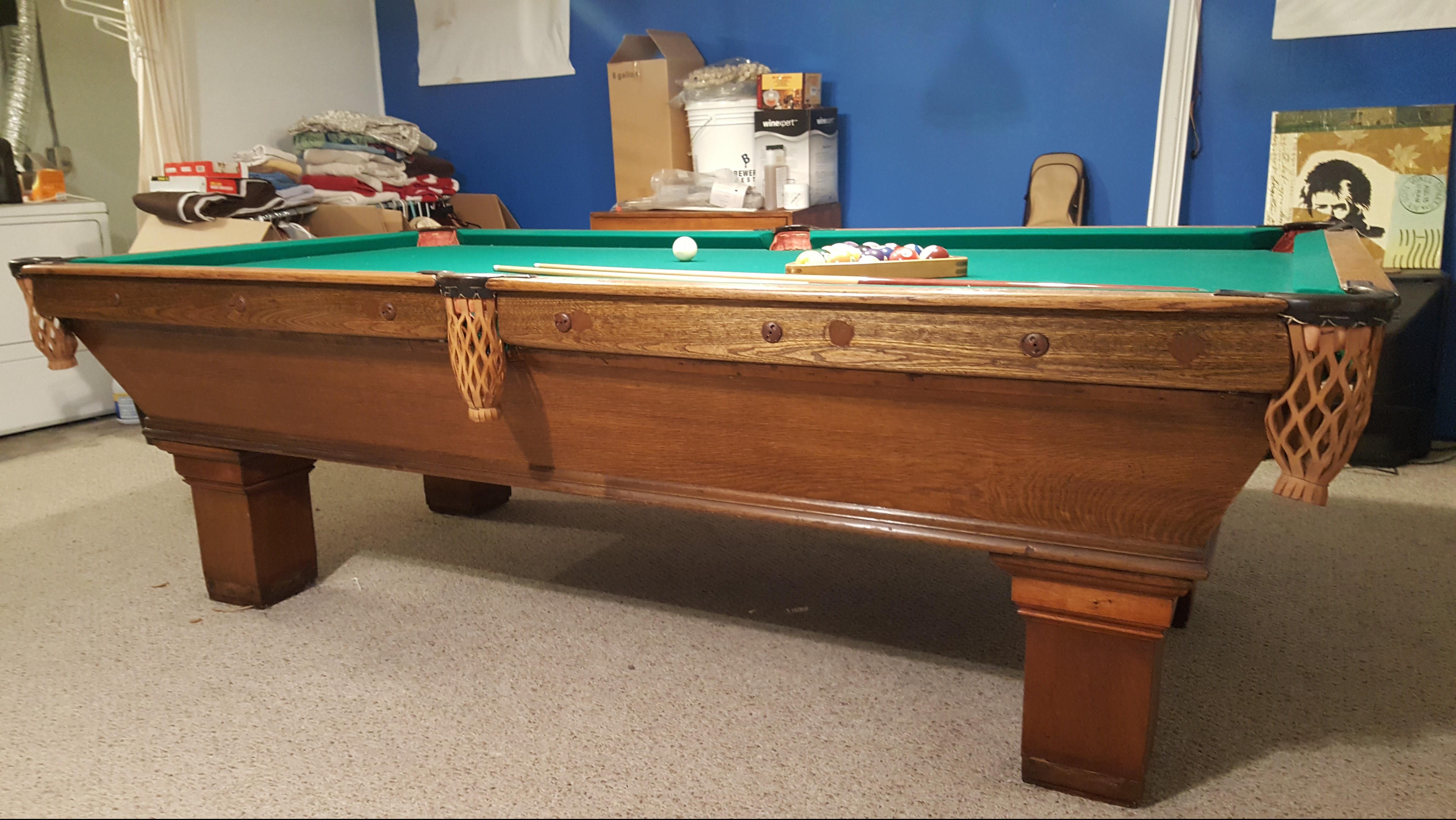 Help Identify This Brunswick Table