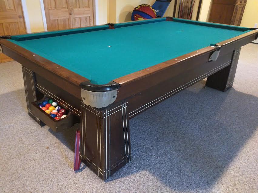 Atlantic Billiards Co pool table