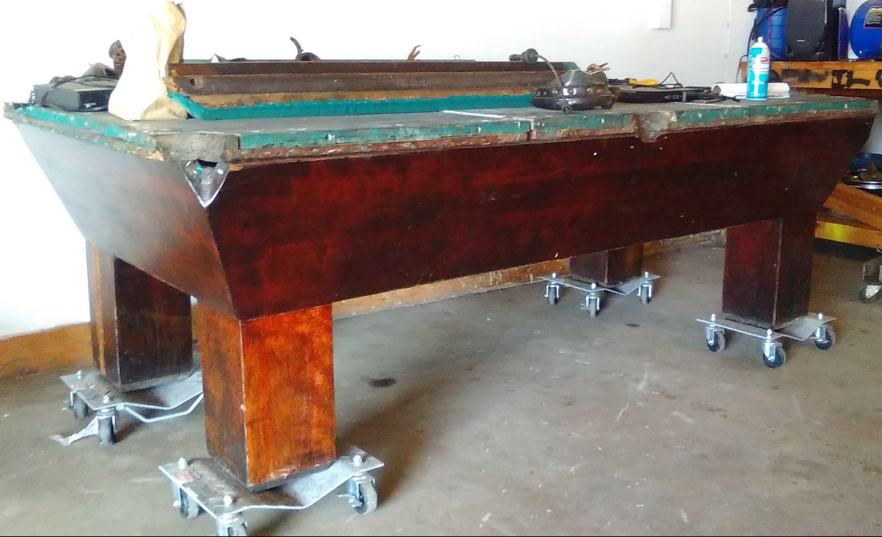 Brunswick Victor Pool Table Restoration