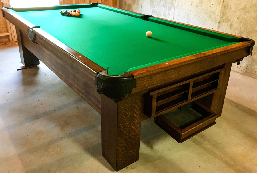 American Billiard Table Co Antique Pool Table
