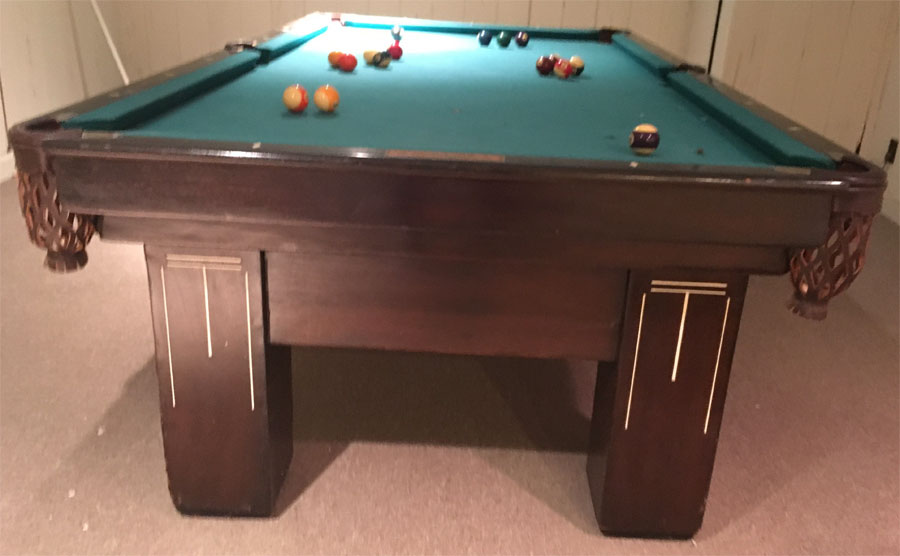 Brunswick Balke Collender Pool Table Identification and Value