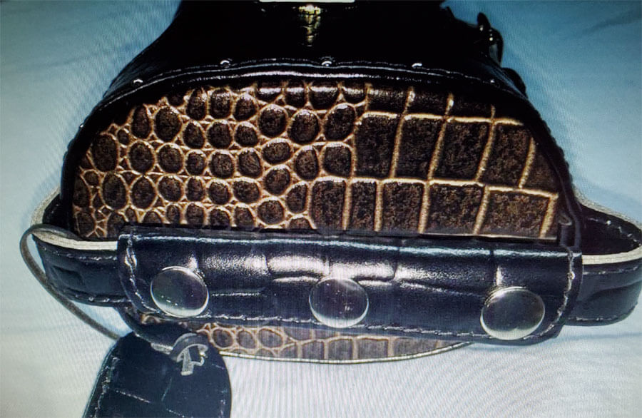 Vincitore Croc Leather 3x5 Cue Case for Sale