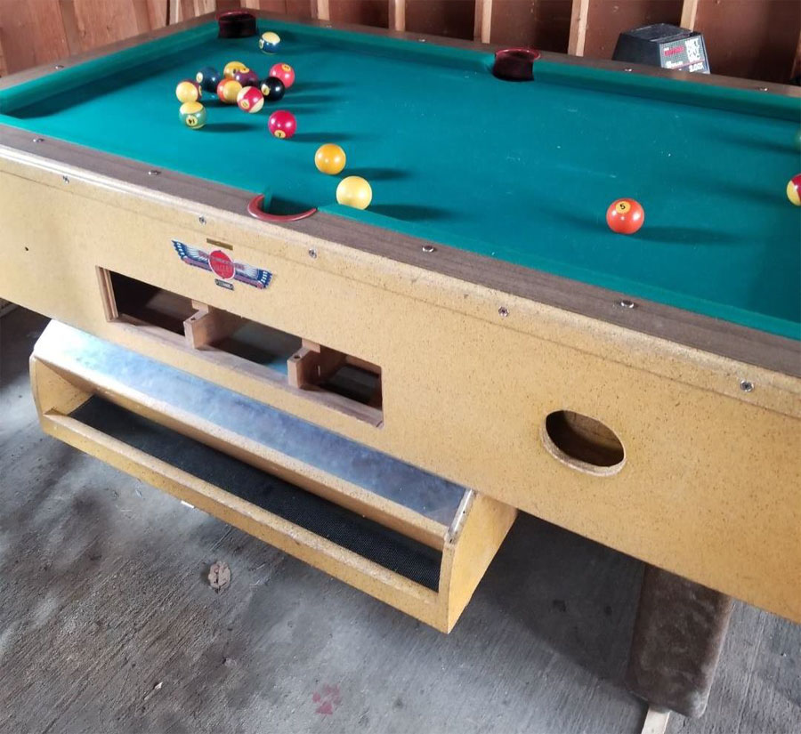 Valley pool table 1960s hunterjawer