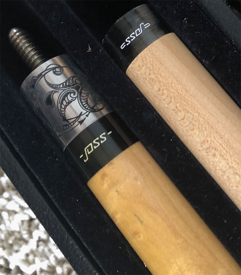 Joss shop pool cues