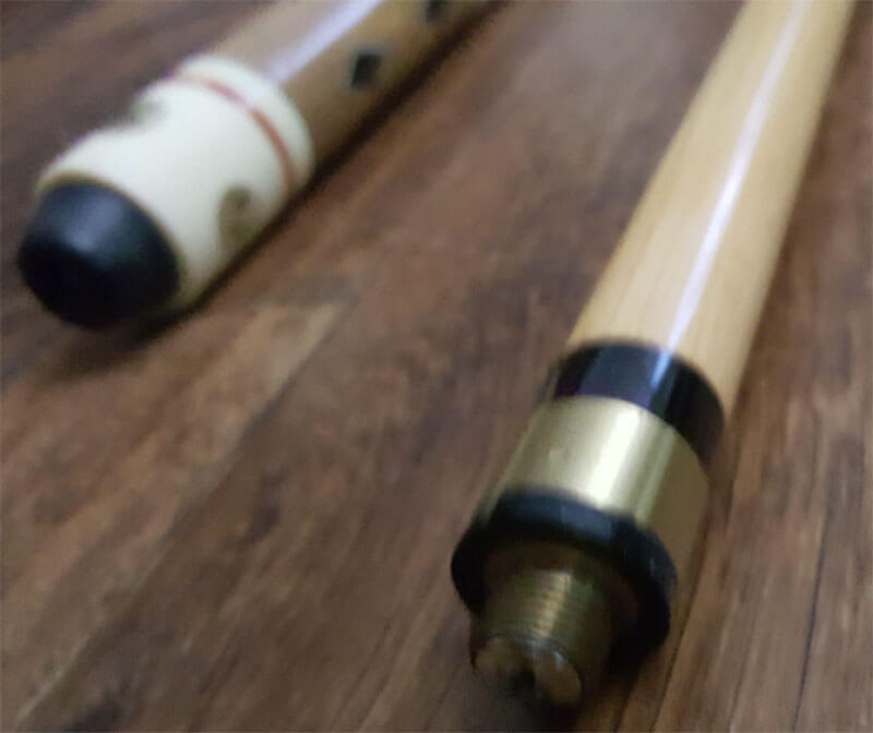 Identify Pool Cue with Sticker that Says M/A5