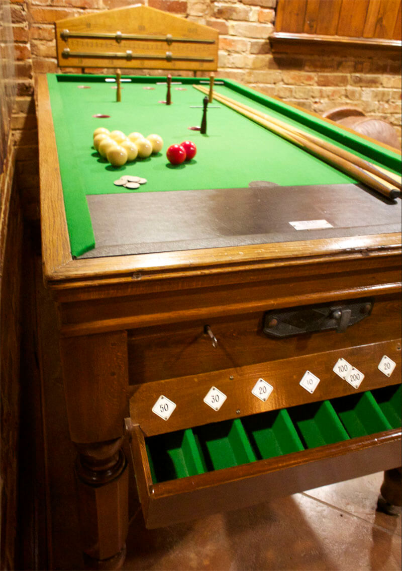 Antique Bar Billiard Table for Sale in Excellent Condition