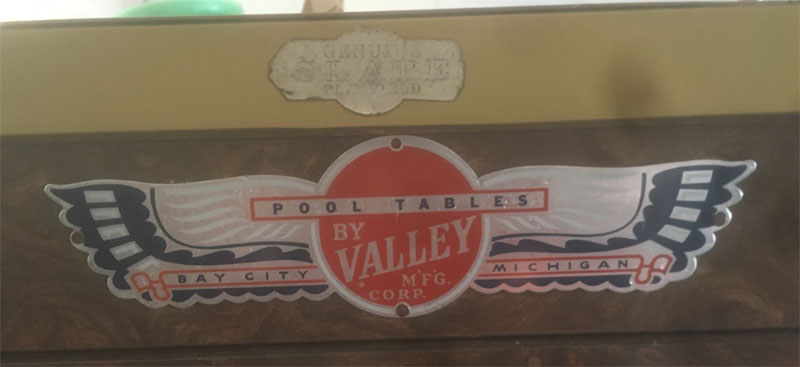 valley pool table serial number lookup valley pool table serial number lookup