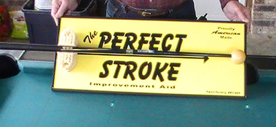 The Perfect Stroke Billiard Training and Practice Aid