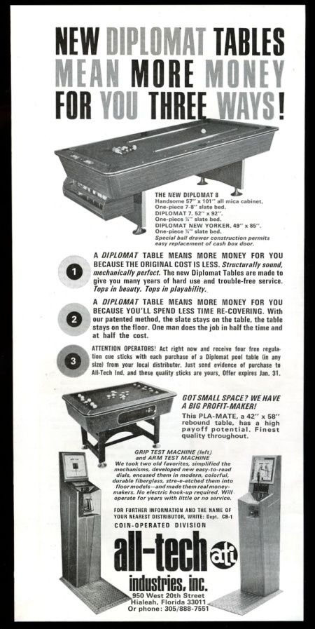 ATI Diplomat Pool Table